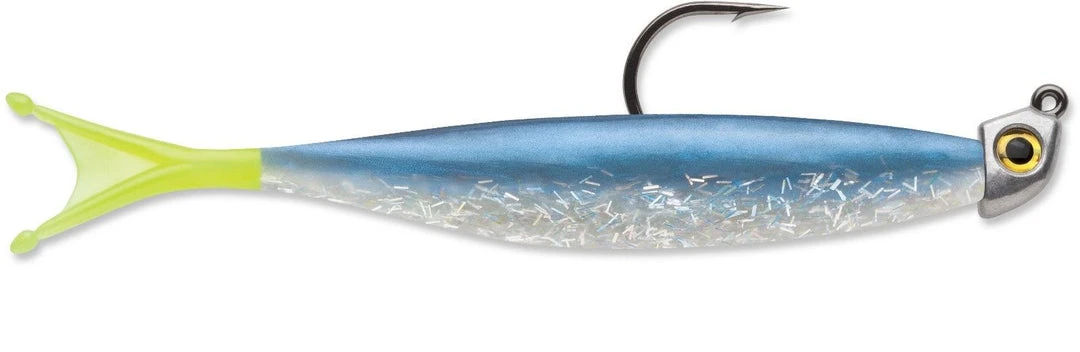 Storm Trick Tail Minnow W/ Jig 5 Inch Soft Plastic Swimbait Baits