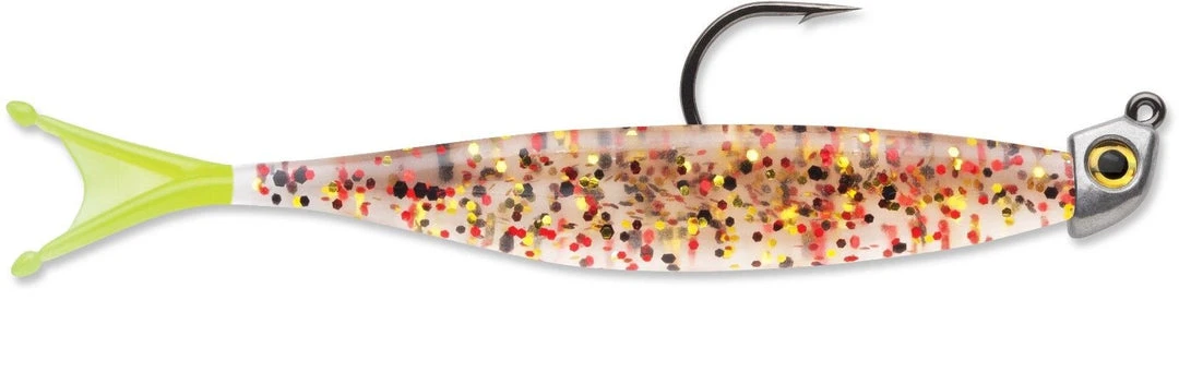 Storm Trick Tail Minnow W/ Jig 5 Inch Soft Plastic Swimbait Baits