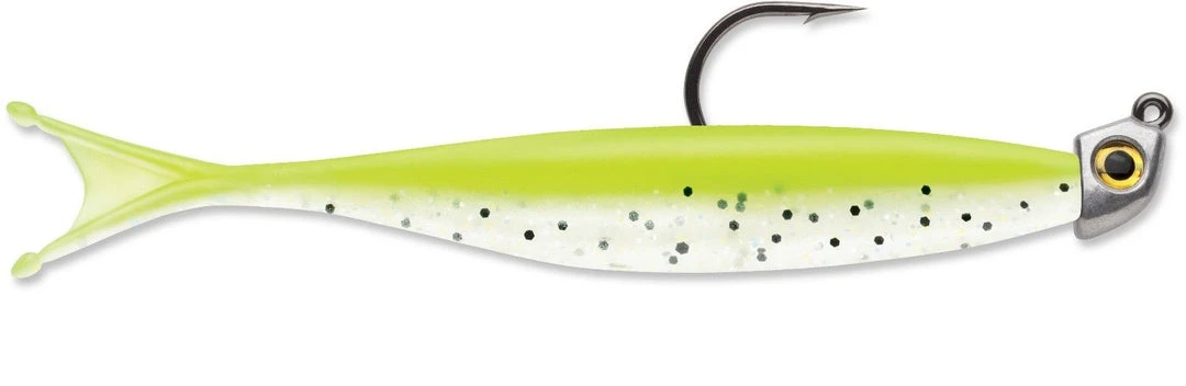 Storm Trick Tail Minnow W/ Jig 5 Inch Soft Plastic Swimbait Baits