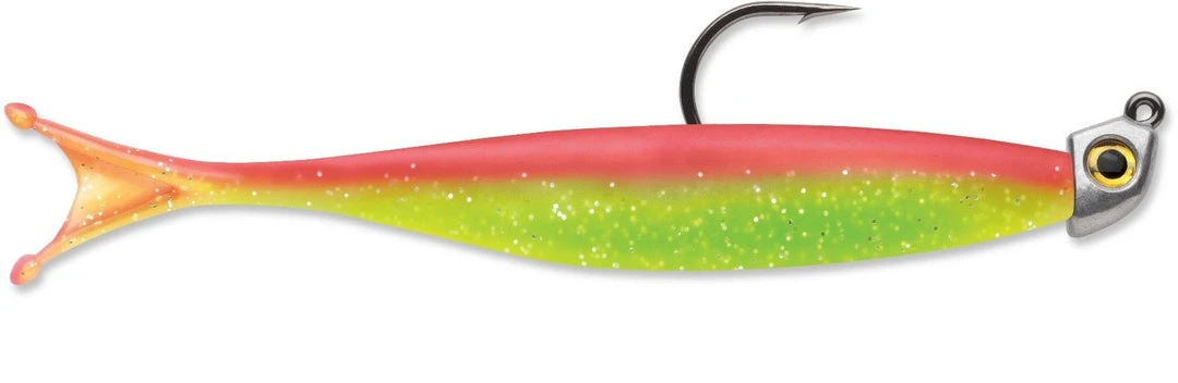 Storm Trick Tail Minnow W/ Jig 5 Inch Soft Plastic Swimbait Baits