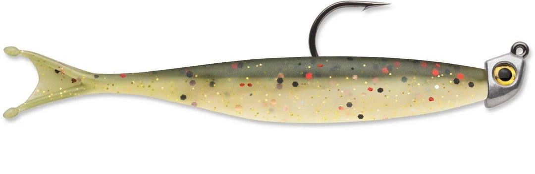 Storm Trick Tail Minnow W/ Jig 5 Inch Soft Plastic Swimbait Baits