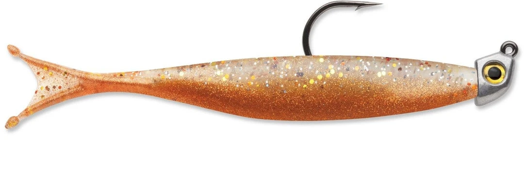 Storm Trick Tail Minnow W/ Jig 5 Inch Soft Plastic Swimbait Baits