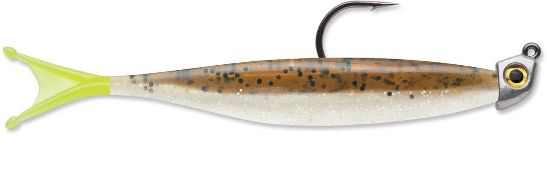 Storm Trick Tail Minnow W/ Jig 5 Inch Soft Plastic Swimbait Baits