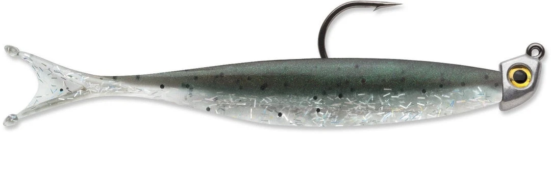 Storm Trick Tail Minnow W/ Jig 5 Inch Soft Plastic Swimbait Baits