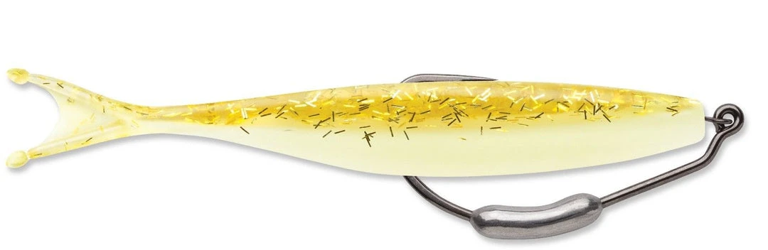 Baits Storm 360GT Trick Tail Minnow W/ Hook 5 Inch Soft Plastic Swimbait