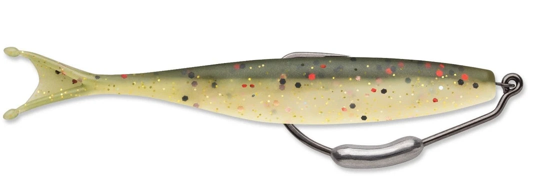 Baits Storm 360GT Trick Tail Minnow W/ Hook 5 Inch Soft Plastic Swimbait