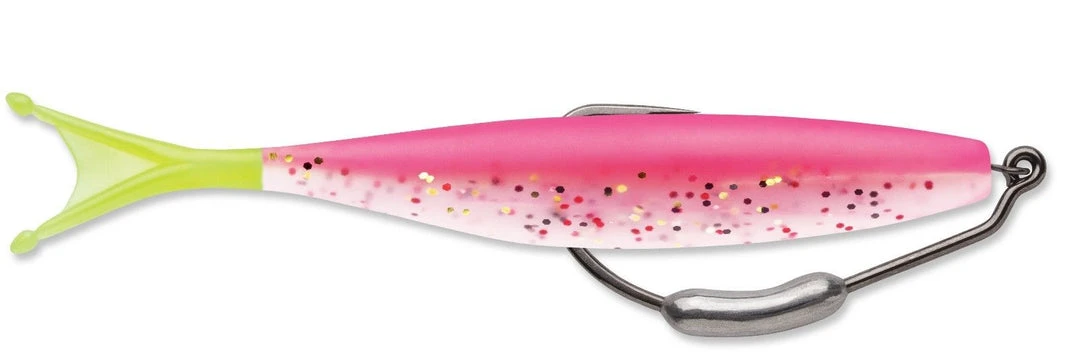 Baits Storm 360GT Trick Tail Minnow W/ Hook 5 Inch Soft Plastic Swimbait