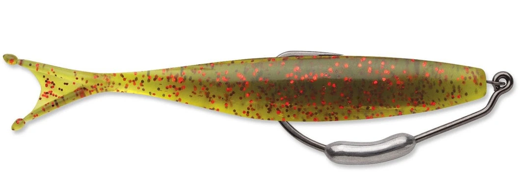 Baits Storm 360GT Trick Tail Minnow W/ Hook 5 Inch Soft Plastic Swimbait