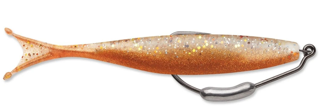 Baits Storm 360GT Trick Tail Minnow W/ Hook 5 Inch Soft Plastic Swimbait