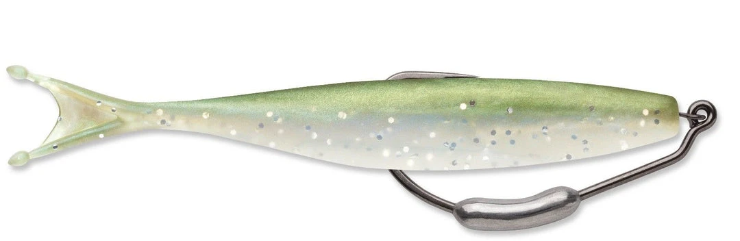 Baits Storm 360GT Trick Tail Minnow W/ Hook 5 Inch Soft Plastic Swimbait