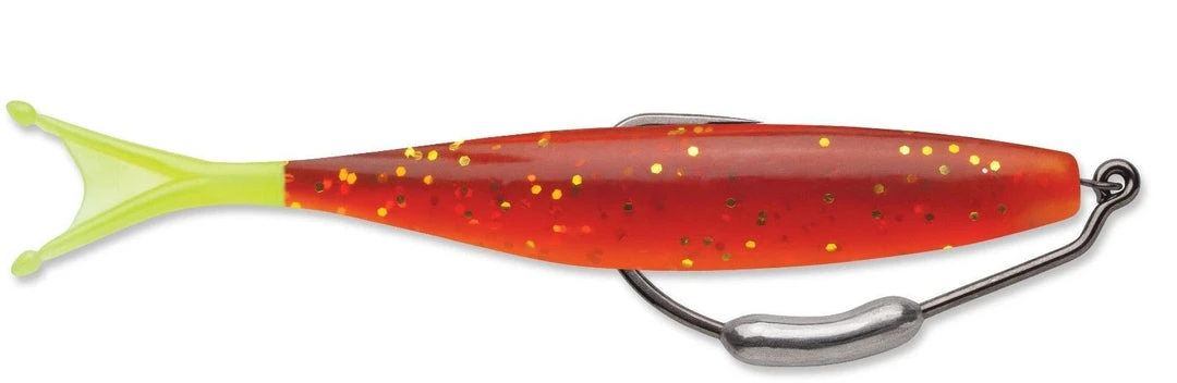 Baits Storm 360GT Trick Tail Minnow W/ Hook 5 Inch Soft Plastic Swimbait