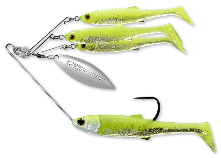 Baits LIVETARGET BaitBall Spinner Rig Umbrella Rig