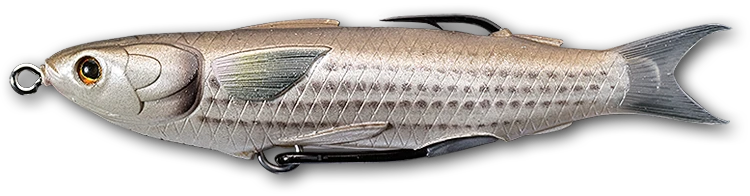 LIVETARGET Mullet Hollow Body Swimbait Baits