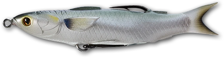 LIVETARGET Mullet Hollow Body Swimbait Baits