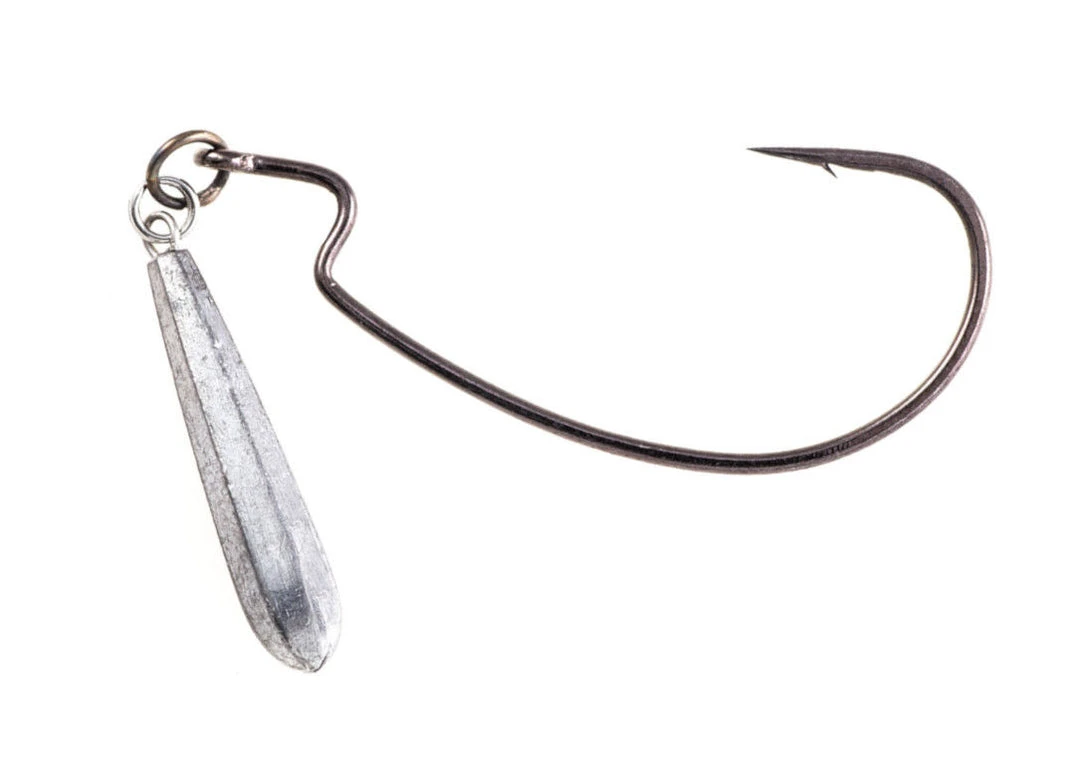 Tackle Owner JigRig Soft Plastic Hook W/ Tungsten Weight 2 Pack