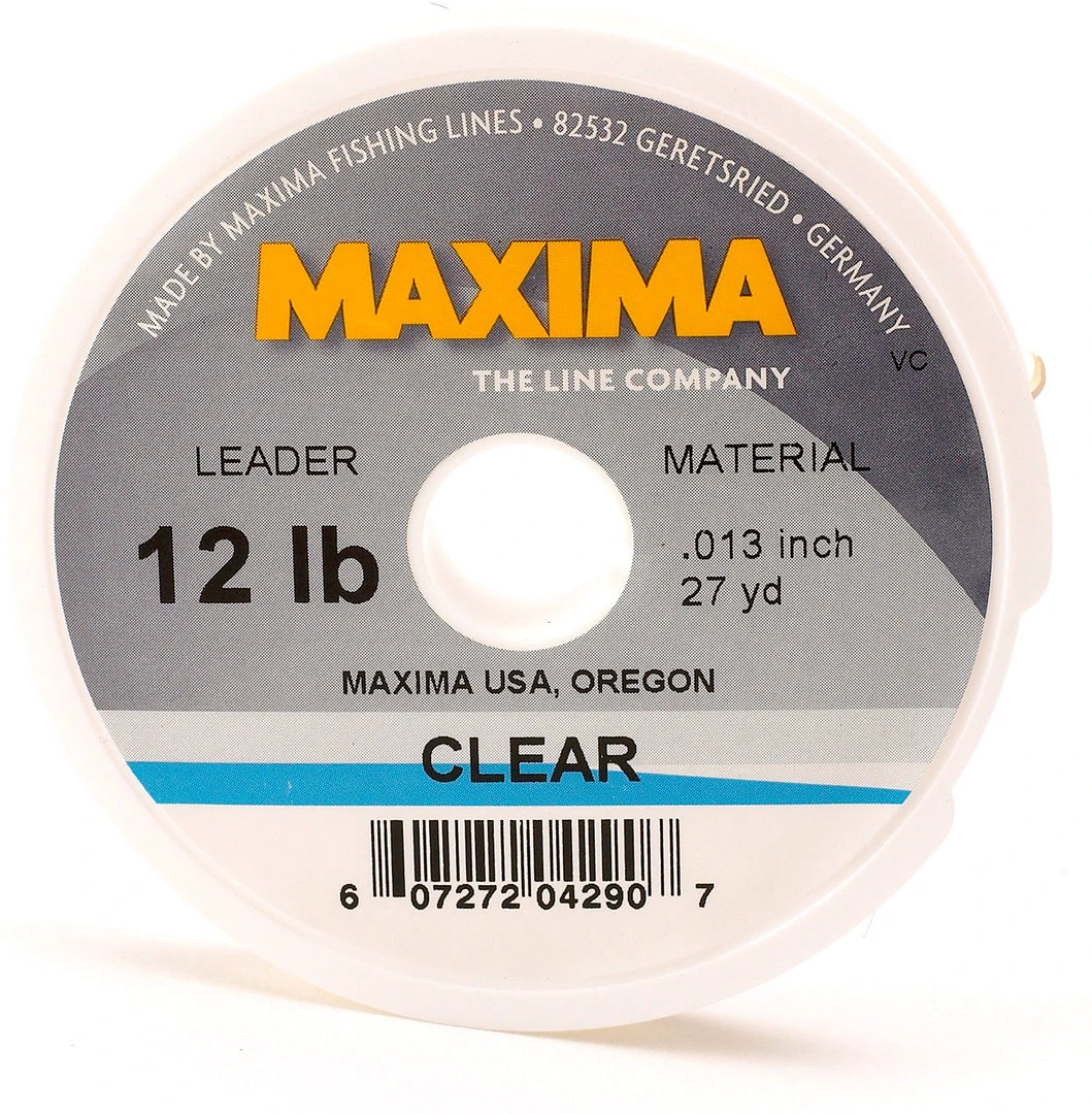 Line Maxima Clear Monofilament Leader Wheels