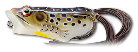 LIVETARGET Popper Frog Hollow Body Topwater Frog