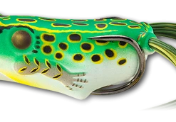 LIVETARGET Popper Frog Hollow Body Topwater Frog