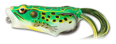LIVETARGET Popper Frog Hollow Body Topwater Frog