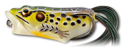 LIVETARGET Popper Frog Hollow Body Topwater Frog