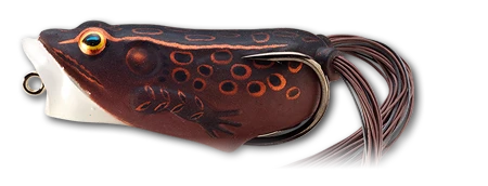 LIVETARGET Popper Frog Hollow Body Topwater Frog