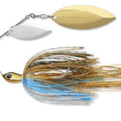 Baits Terminator Stainless Pulse Skirt Spinnerbait Double Willow 1/2 Oz.