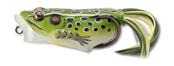 LIVETARGET Popper Frog Hollow Body Topwater Frog
