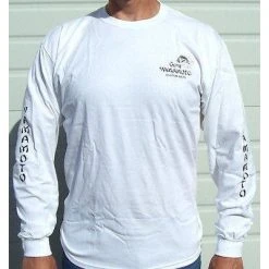 Gary Yamamoto Logo Long Sleeve Cotton T-Shirts Apparel
