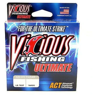 Vicious Fishing Vicious Ultimate Monofilament Fishing Line 250-330 Yards Clear