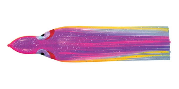 Yo-Zuri Octopus Skirt 4 1/4 Inch W/ Holed Head Red Eye Baits