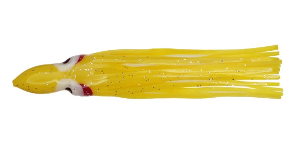 Yo-Zuri Octopus Skirt 4 1/4 Inch W/ Holed Head Red Eye Baits