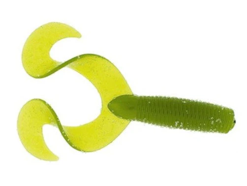 Dry Creek Twin Tail Money Grubber 4 Inch Curltail Soft Plastic Grub 20 Pack