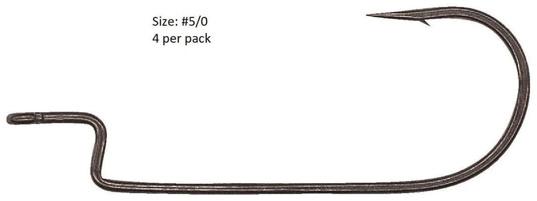 Tackle Hayabusa Wrm114 Round Bend Offset Hook