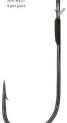 Hayabusa Fpp Straight Shank Worm Hook With Monofilament Bait Keeper Tackle