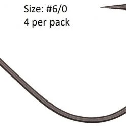 Hayabusa Bulky Stage Muscle Gap 3X-Extra Wide Gap Offset Hook Tackle