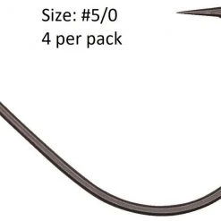 Hayabusa Bulky Stage Muscle Gap 3X-Extra Wide Gap Offset Hook Tackle