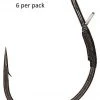 Hayabusa Wrm202 Weedless Wacky Sp Hook With Monofilament Bait Keeper Tackle