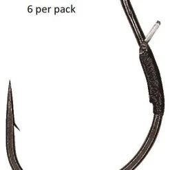 Hayabusa Wrm202 Weedless Wacky Sp Hook With Monofilament Bait Keeper Tackle