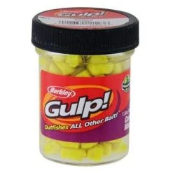 Berkley Gulp! 1/4 Inch Corn Yellow 1.5 Oz Jar