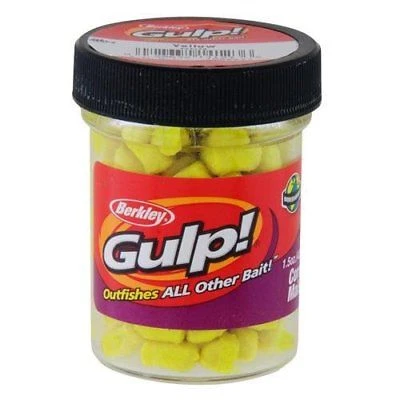 Berkley Gulp! 1/4 Inch Corn Yellow 1.5 Oz Jar